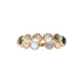 A MOONSTONE AND 18K GOLD ETERN