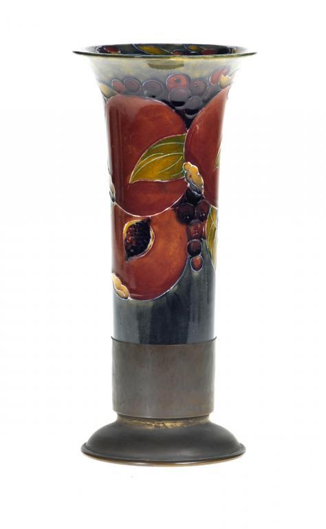 A MOORCROFT EPNS MOUNTED