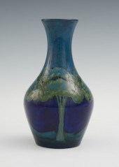 A Moorcroft Glazed Ceramic Vas