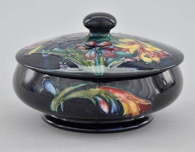 A Moorcroft Glazed Pottery Box with