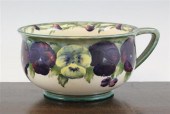 A Moorcroft Pansy pattern cham