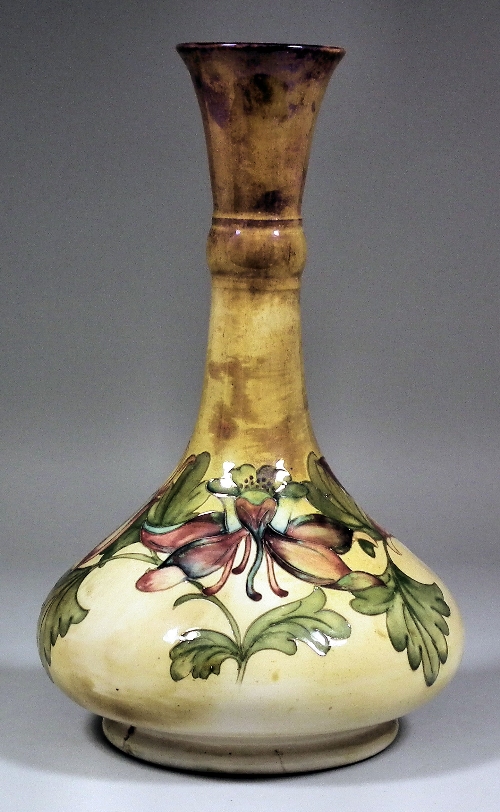 A Moorcroft pottery lamp base