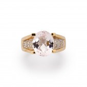 A MORGANITE, DIAMOND FOURTEEN