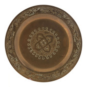 A MOROCCAN BRASS PLATE<br>A Mo