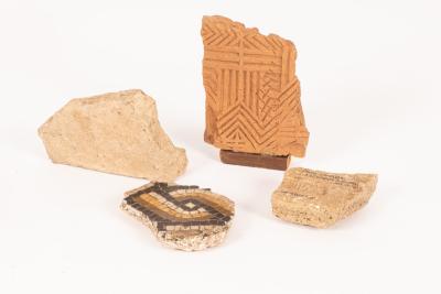 A mosaic fragment, with