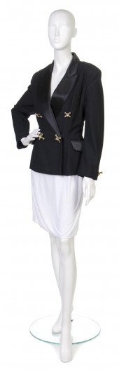 A Moschino Black Faucet Jacket