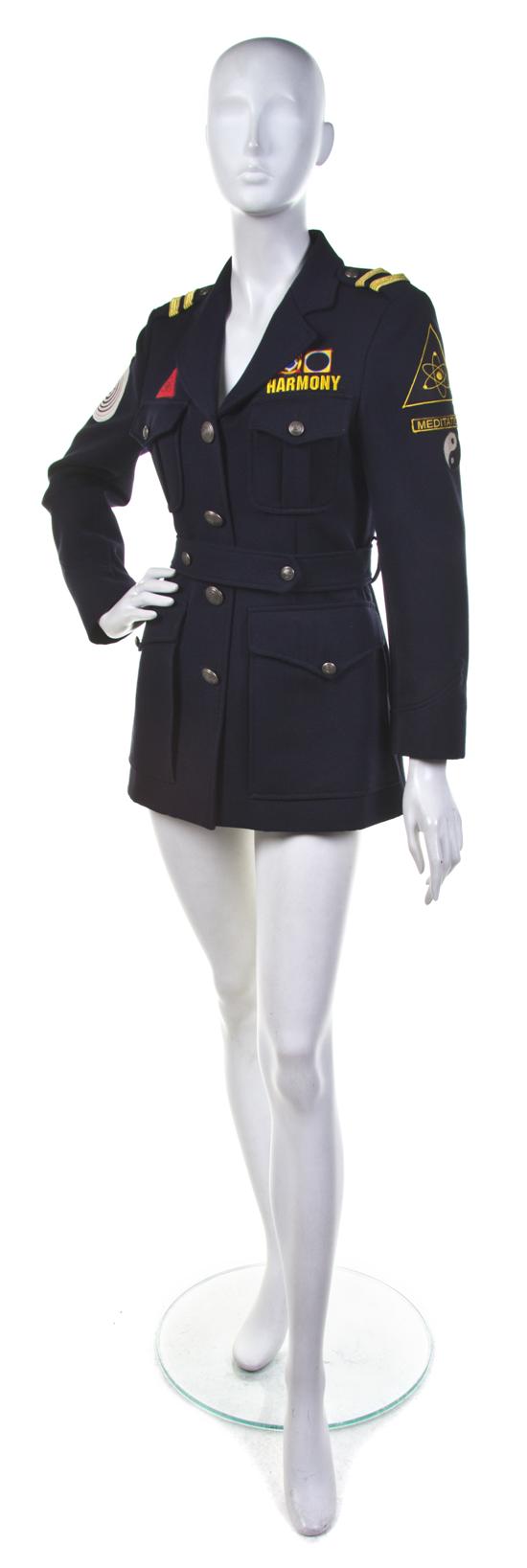 A Moschino Black Wool 'World