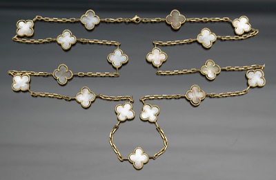 A Mother of Pearl and 18k Gold