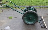 A motor mower with Villiers en