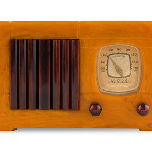 A Motorola 52 Radio 1939 Having