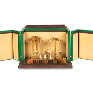 A Mouawad Silver-Gilt and Tiger's