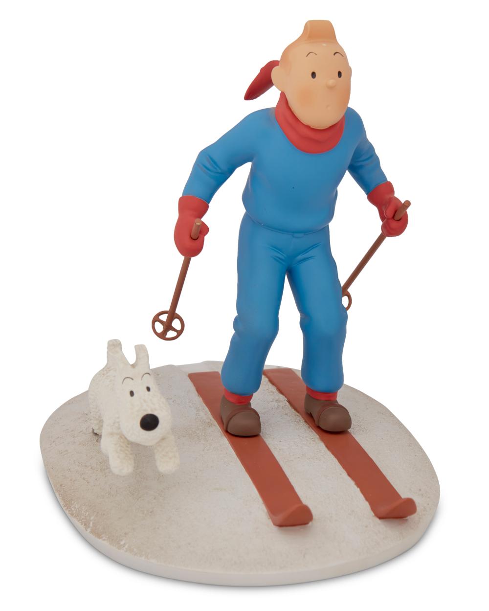 A MOULINSART “TINTIN" FIGURINE