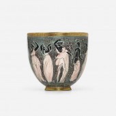 A. Mourier. Vase. c. 1920, gla