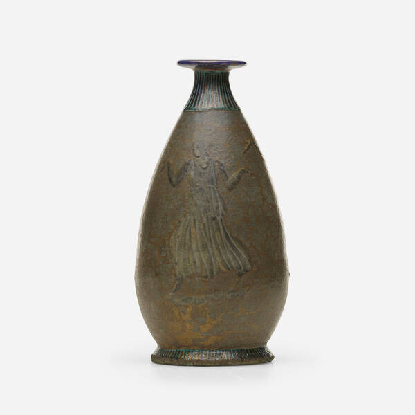 A. Mourier. Vase. c. 1925, glazed