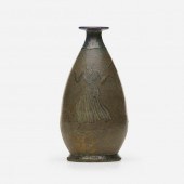 A. Mourier. Vase. c. 1925, gla