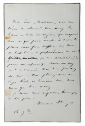 A moving autograph letter sign