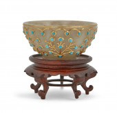 A MUGHAL STYLE GOLD KUNDAN WOR
