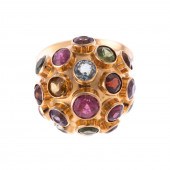 A MULTI-GEMSTONE "SPUTNIK" RIN