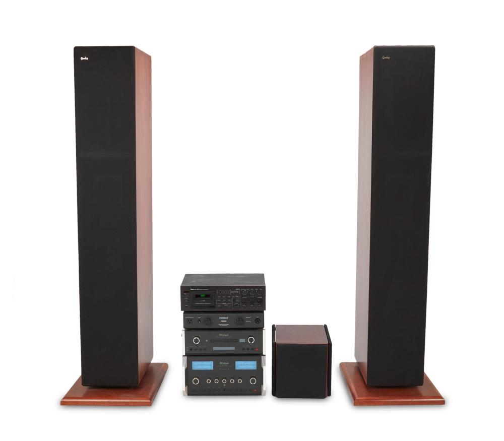 A MULTI-PIECE HI-FI SOUND SYSTEMA