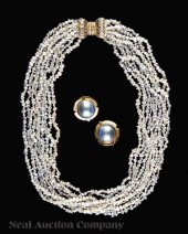 A Multi-Strand Necklace of Gra