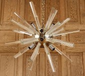 A MURANO GLASS SPUTNIK SYLE CH