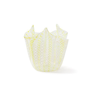 A Murano Glass Vase Height 8