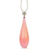 A Murano Pink Fluted Bullicant