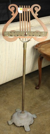 A MUSIC STAND A music stand, h