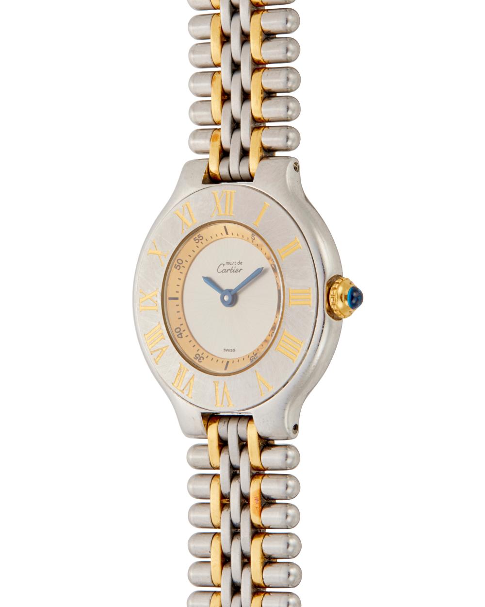 A MUST DE CARTIER TWO TONE