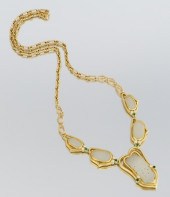 A Mutton Fat Jade Diamond and