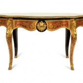 A Napolean III Style Gilt Meta