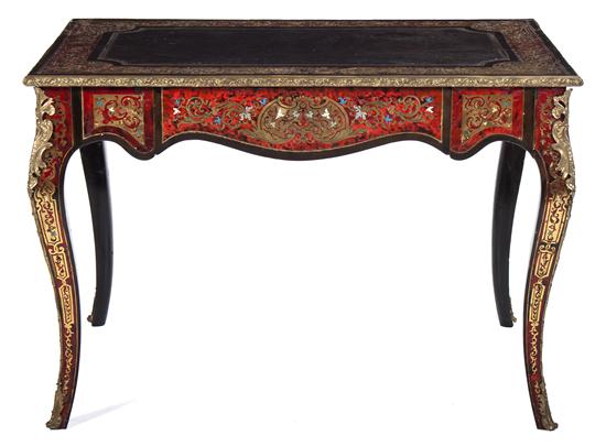 A Napoleon III Boulle Bureau Plat