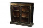 A NAPOLEON III BOULLE EBONIZED