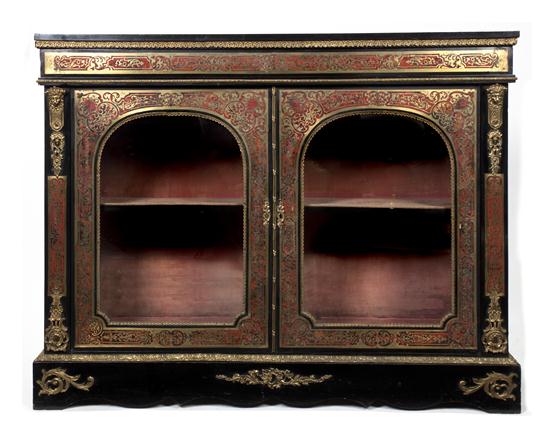 A Napoleon III Boulle Marquetry and