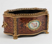 A NAPOLEON III BRONZE AND PORC