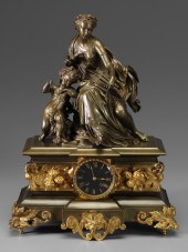 A Napoleon III Bronze Mantle C