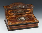 A Napoleon III Burl Wood Marqu