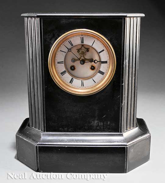 A Napoleon III Carved Black