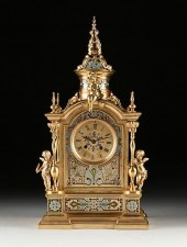 A NAPOLEON III CHAMPLEVE ENAME