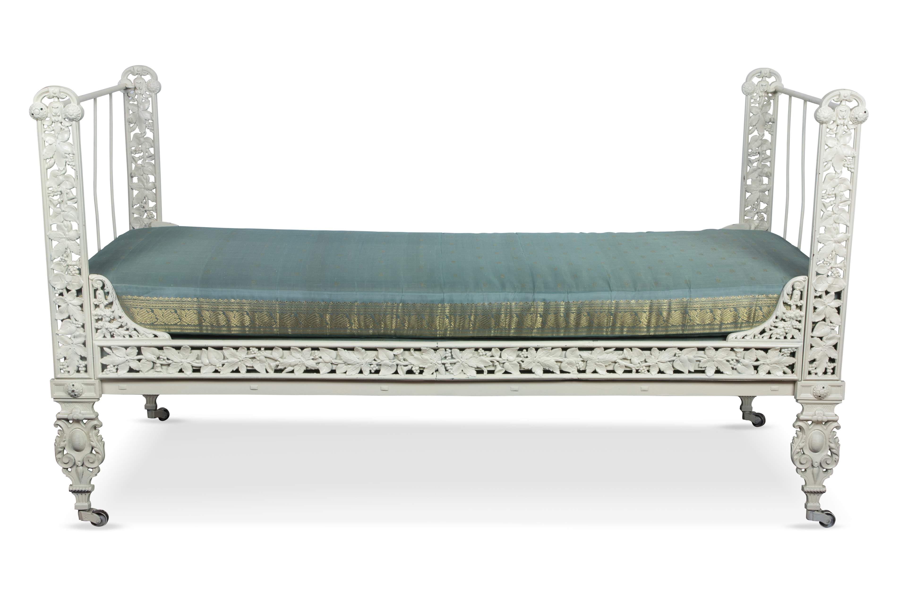 A NAPOLEON III CHILD'S BED WITH