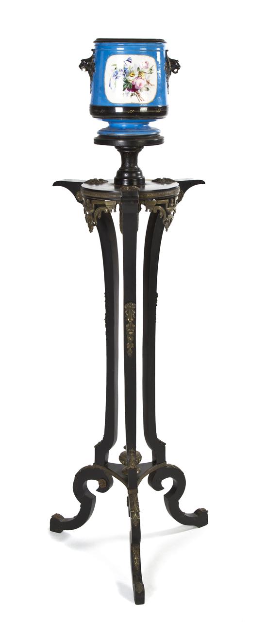 A Napoleon III Ebonized and