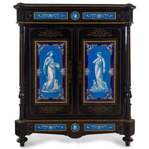 A Napoleon III Ebonized and