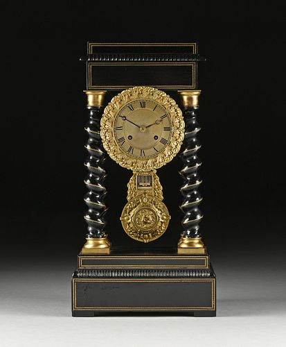 A NAPOLEON III EBONIZED WOOD