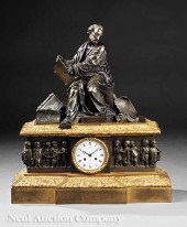 A Napoleon III Gilt and Patina