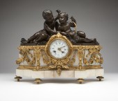 A Napoleon III gilt and patina