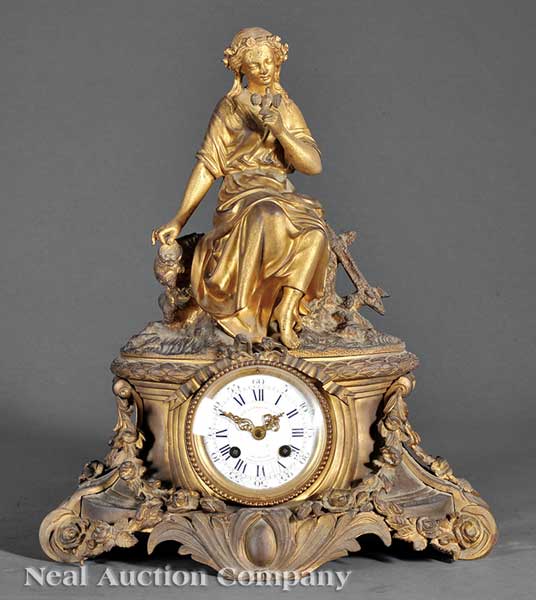 A Napoleon III Gilt Bronze