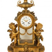A Napoleon III Gilt Bronze Man