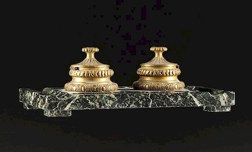 A NAPOLEON III GILT BRONZE