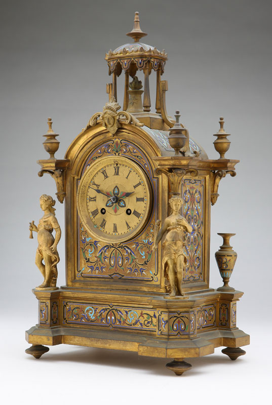 A Napoleon III gilt-bronze and