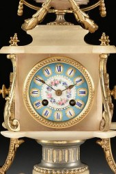 A NAPOLEON III GILT METAL AND